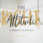 The Right Attitude Duo Font Poster 2