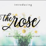 The Rose Script Font Poster 1