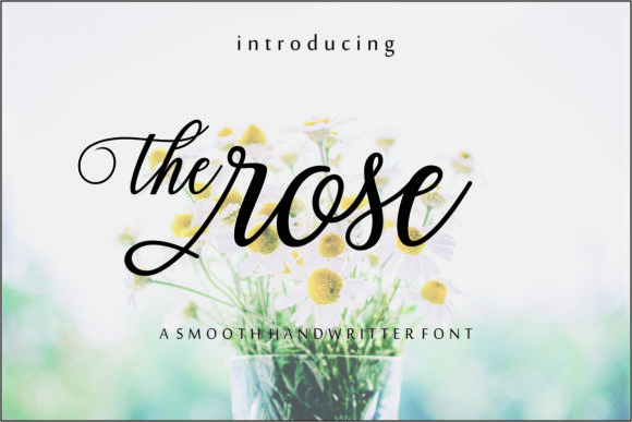The Rose Script Font Poster 1