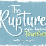 The Rupture Font Poster 1