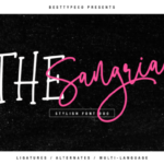 The Sangria Duo Font Poster 1