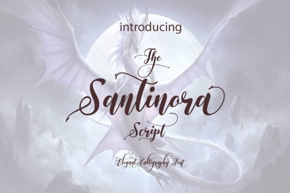 The Santinora Font Poster 1