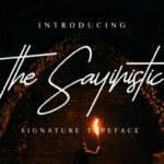 The Sayinistic Font Poster 1
