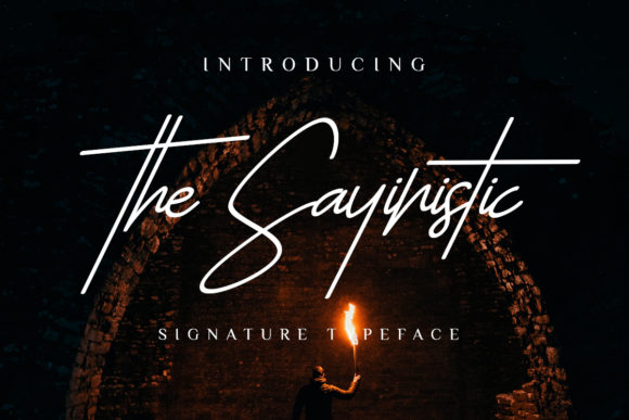 The Sayinistic Font Poster 1