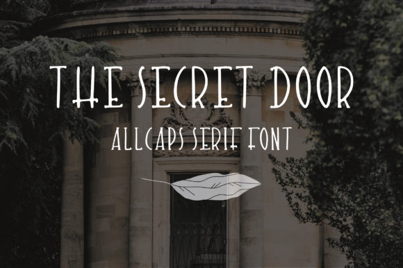 The Secret Door Font Poster 1