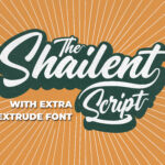 The Shailent Font Poster 1