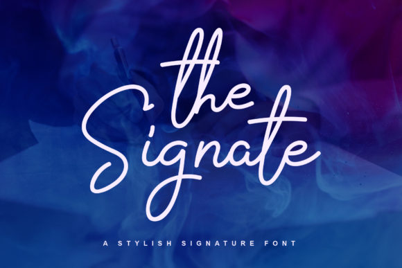 The Signate Font Poster 1