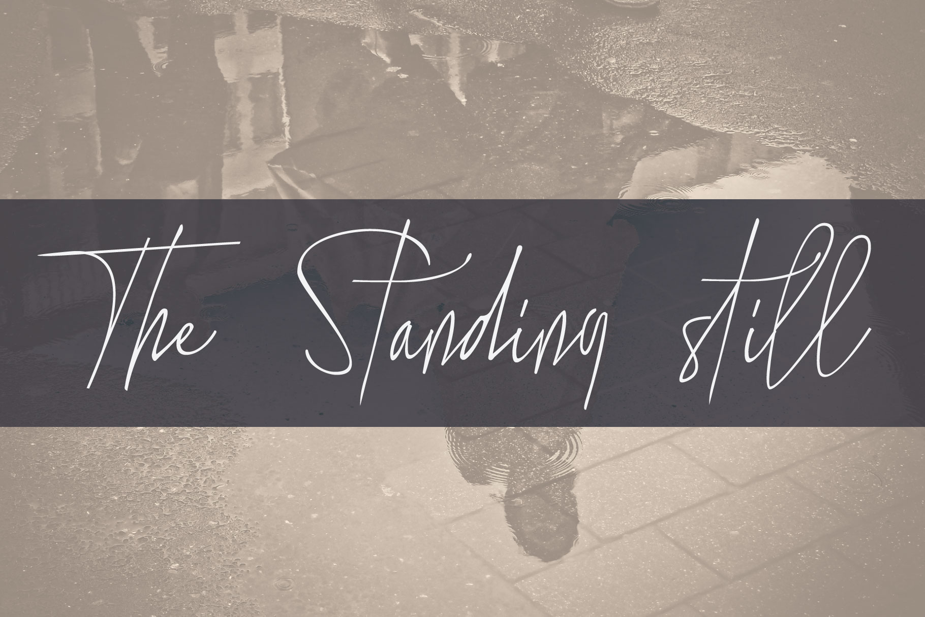 The Standing Still Font Poster 1