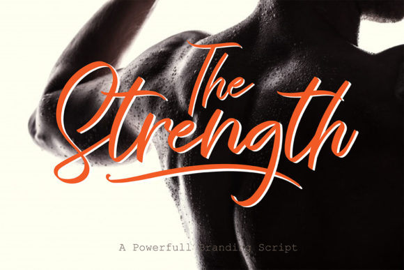 The Strength Font Poster 1