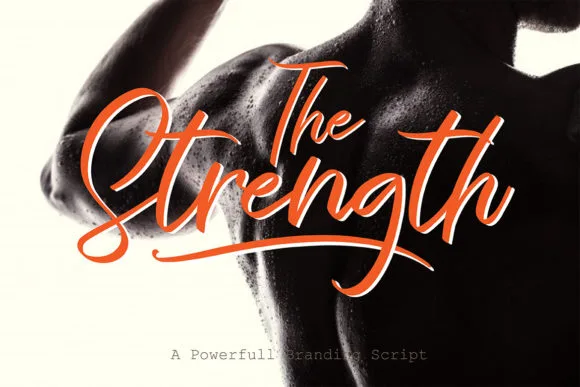 The Strength Font Poster 1