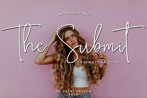 The Submit Font Poster 1