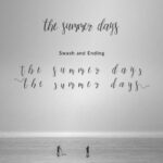 The Summer Days Script Font Poster 12