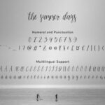 The Summer Days Script Font Poster 10