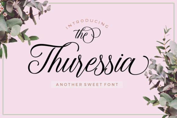 The Thuressia Script Font
