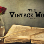 The Vintage Words Font Poster 1