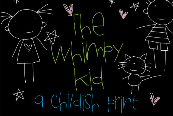 The Whimpy Kid Font Poster 1