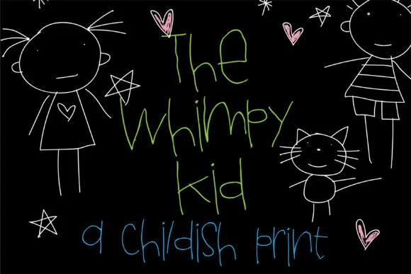 The Whimpy Kid Font The Whimpy Kid Font Poster 1