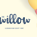 The Willow Script Font Poster 1