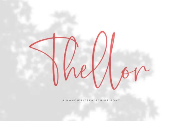 Thellor Font Poster 1