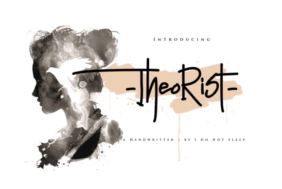 Theorist Font Poster 1