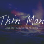 Thin Man Font Poster 1