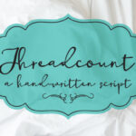 Threadcount Font Poster 1