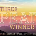 Three Peat Winner Family Font Poster 1