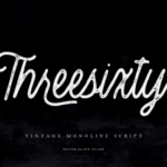 Threesixty Font Poster 1