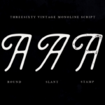 Threesixty Font Poster 2