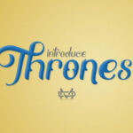 Thrones Font Poster 1