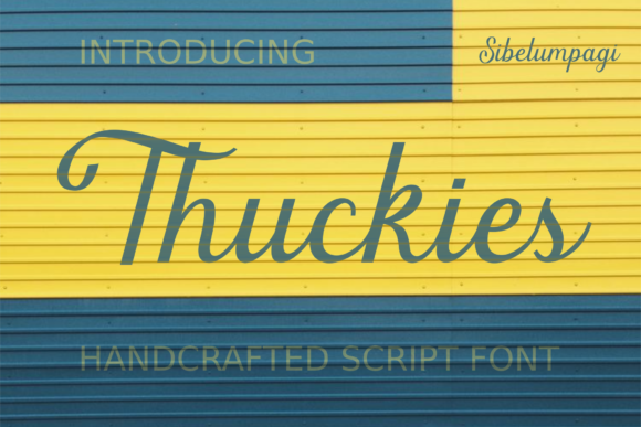 Thuckies Font Poster 1