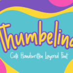 Thumbelina Font Poster 1