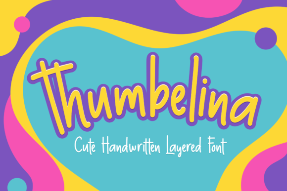 Thumbelina Font Poster 1