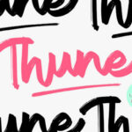 Thune Font Poster 1