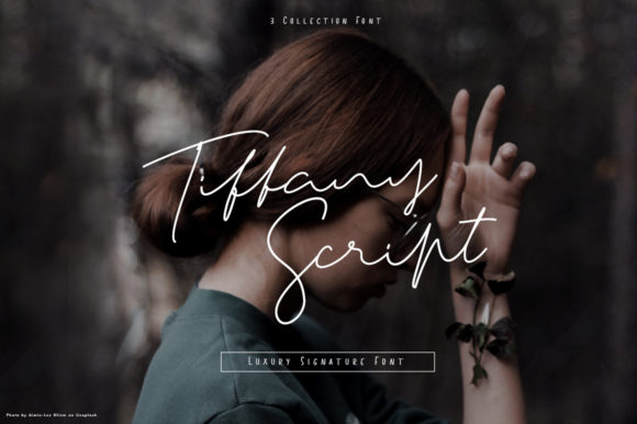 Tiffany Script Font Poster 1