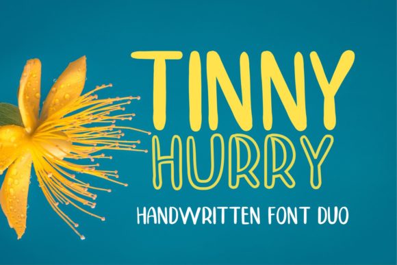 Tinny Hurry Font Poster 1