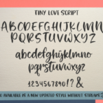 Tiny Love Duo Font Poster 7