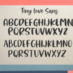 Tiny Love Duo Font Poster 8
