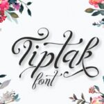 Tiptak Font Poster 1