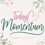 Today Momentum Font Poster 1