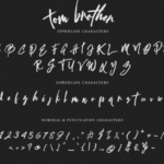 Tom Brother Font Poster 8