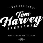 Tom Harvey Font Poster 1