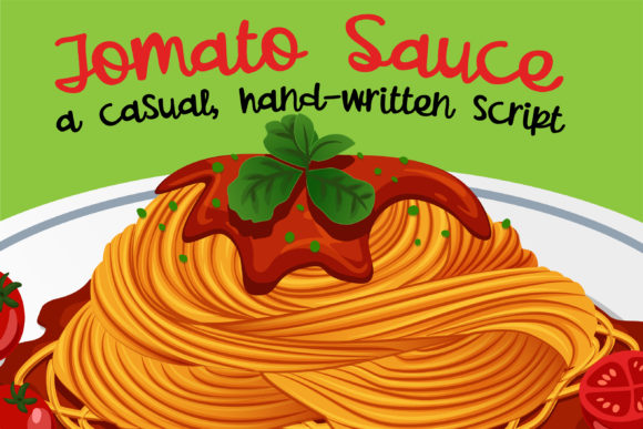 Tomato Sauce Font Poster 1