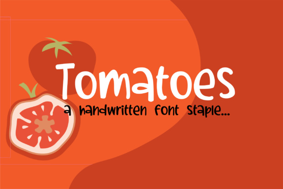 Tomatoes Font Poster 1
