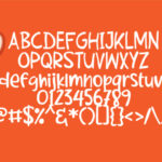 Tomatoes Font Poster 2
