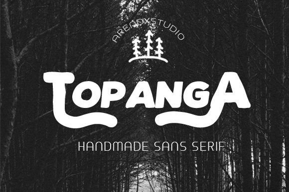 Topanga Font Poster 1