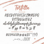 Tortilla Font Poster 7