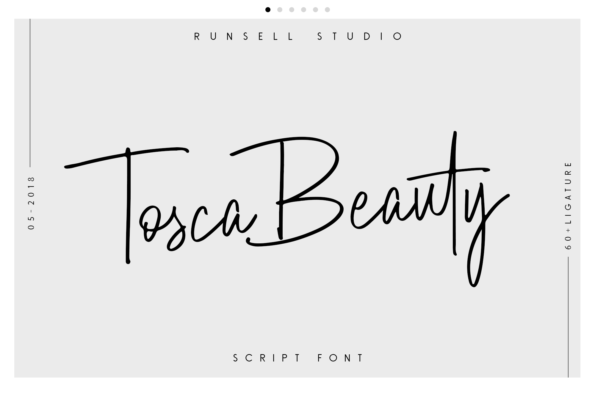 Tosca Beauty Font Poster 1
