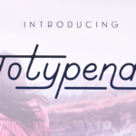 Totypena Font Poster 1