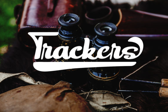 Trackers Font Poster 1